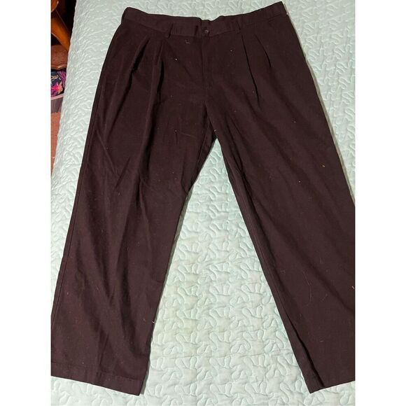 George Mens 40x29 Pleated Front Dress Pants - Picture 1 of 5
